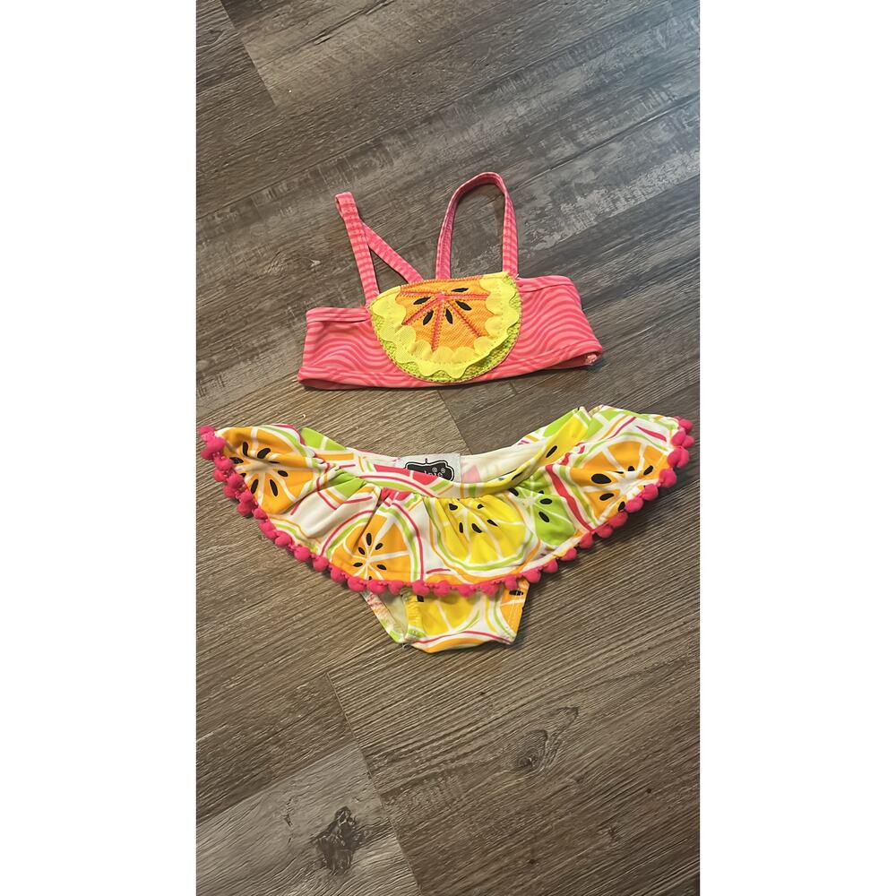 MudPie Baby Fruit swim suit 0-6 months NWOT